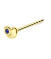 Silver Curved Nose Stud NSKA-1350